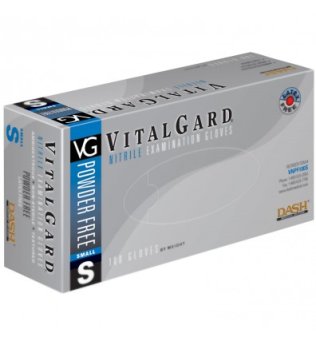 VitalGard Nitrile Powder-free Gloves, Medium