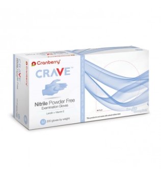 Crave Nitrile Powder-free Gloves, Medium