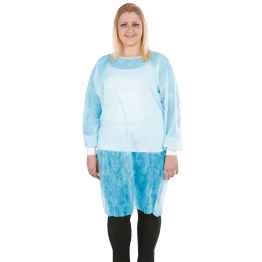 SafeWear Isolation Gowns, X-Large, Blue