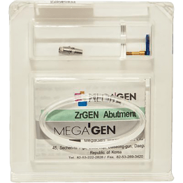 AnyRidge ZrGen Abutments, Non-Hex, 4.4, CH 1.5mm, PH 4.5mm