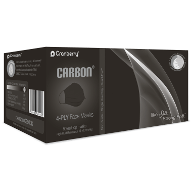 Carbon Earloop Masks - Level 3, Face Masks, 4-Ply