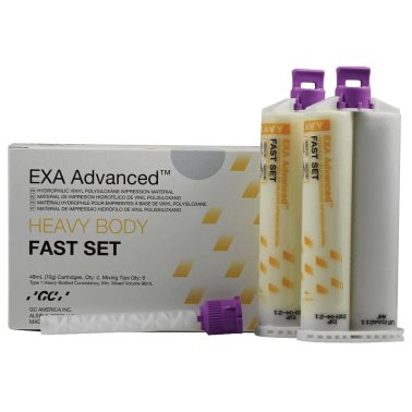 EXA Advanced VPS Impression Material, Fast Set, Heavy Body