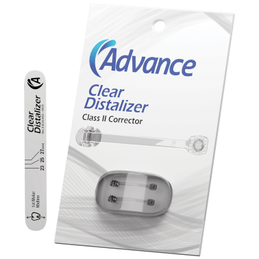 Advance Clear Distalizers, Class II Aesthetic Corrector, 23mm