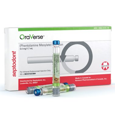 OraVerse Anesthesia Reversal, Phentolamine Mesylate Injection, 1.7ml