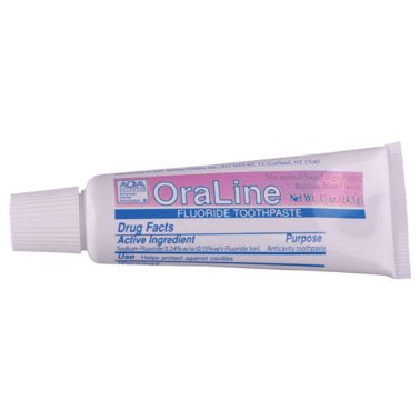 OraLine Toothpaste, Bubble gum toothpaste, sample size