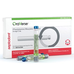 OraVerse Anesthesia Reversal, Phentolamine Mesylate Injection, 1.7ml