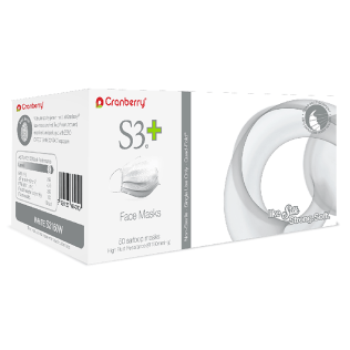 S3+ Earloop Masks - Level 3, Masks, White