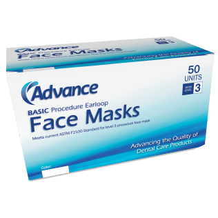 Advance Basic Earloop Masks - Level 3, Masks, Black