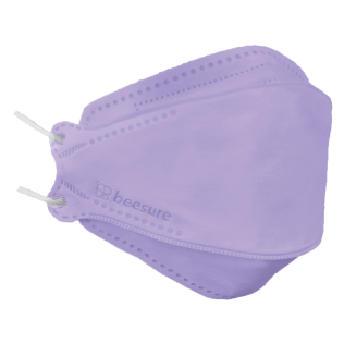 BeeSure Radiant Level 3 Earloop Masks, ASTM 3, Violet