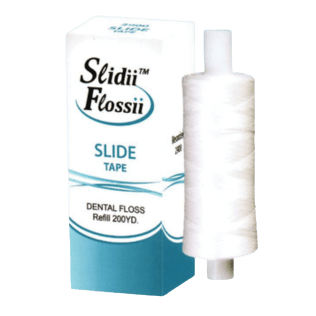 Slidii Flossii Slide Tape Dental Floss, PTFE
