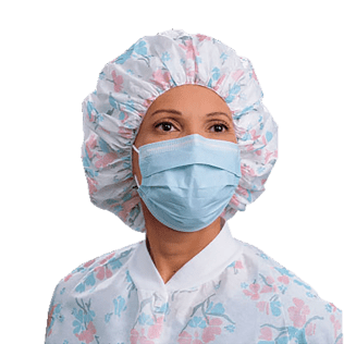 Tecnol FLUIDSHIELD Fog-Free Masks - Level 3, Blue, box of 40