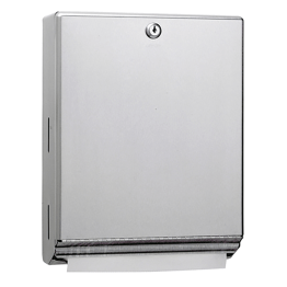 San Jamar T1950XC Chrome Mini C-Fold / Multi-Fold Towel Dispenser