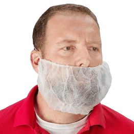 Polypropylene Beard Net, White