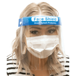 Value Brand Full Face Shield, Shields, Disposable Shield