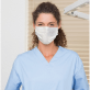 SafeMask SofSkin Procedure Earloop Masks - Level 3, Shingle Pleat, White